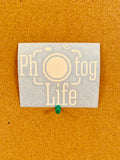 Photog Life Vinyl Stickers ** Small and Large