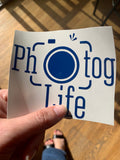 Photog Life Vinyl Stickers ** Small and Large