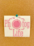 Photog Life Vinyl Stickers ** Small and Large